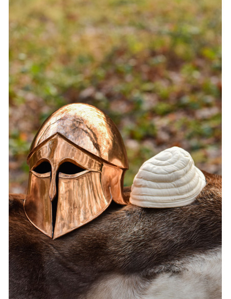 Korintischer Helm aus Bronze mit 1,2...