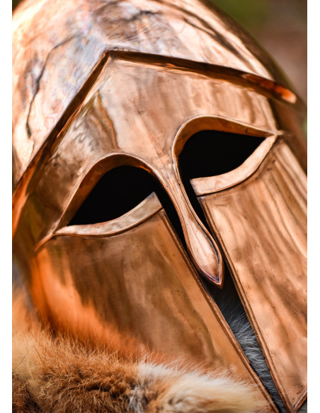 Korintischer Helm aus Bronze mit 1,2...