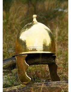 Casco republicano Montefortino, latón, aprox. 1,2 mm