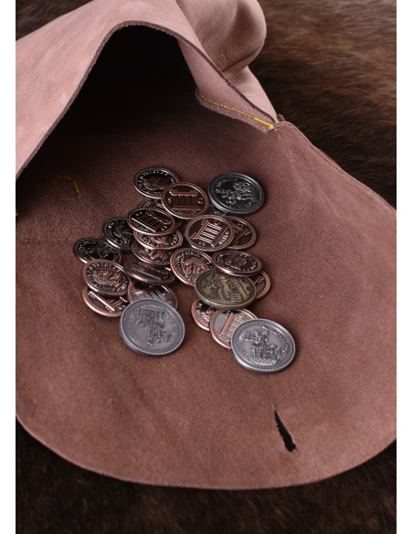 Bolso de piel con trabillas para...