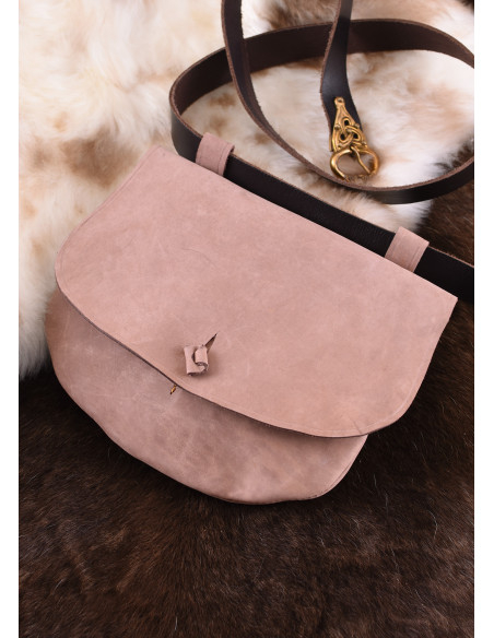 Bolso de piel con trabillas para...