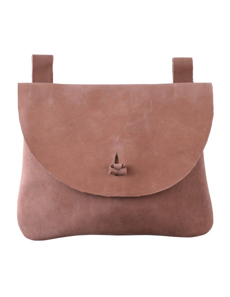 Bolso de piel con trabillas para...