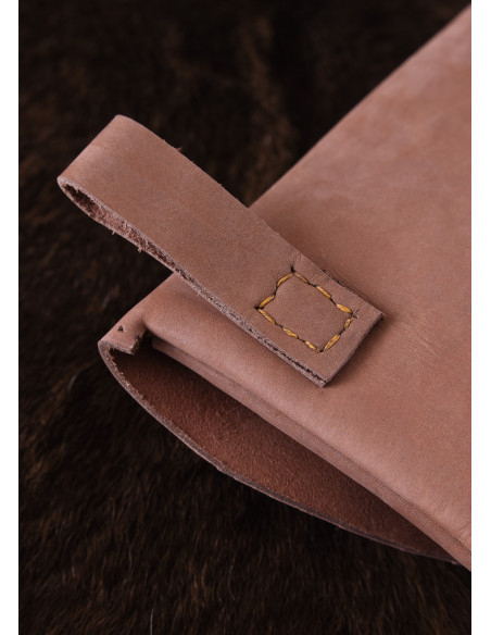 Bolso de piel con trabillas para...