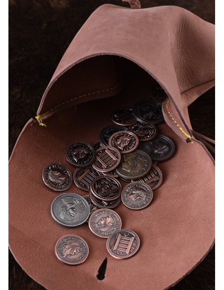 Bolso de piel con trabillas para...