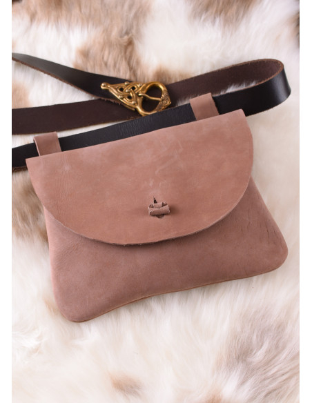 Bolso de piel con trabillas para...