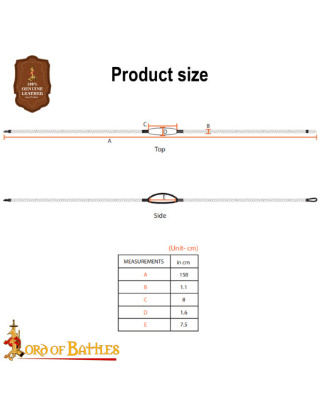 Baleaarse draagdoek met gevlochten...