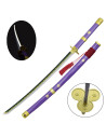 Katana violeta Enma de Zoro, Bambú con LED