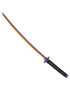 Katana Kokushibou von Demon Slayer aus Bambus mit LED 2
