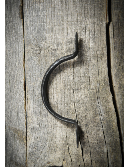 Handgesmede gegoten staal greep (13 cm.)