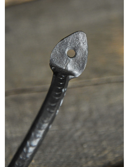 Håndlavet smedejernsgreb (13 cm.)