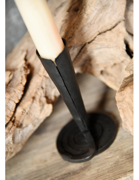 Candelabro forjado a mano con base en...