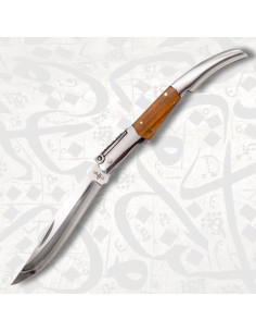 Navaja árabe de Carraca serie Seda Ámbar (28,5 cm.)