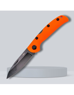 Navaja de bloqueo Third, fibra de nylon naranja