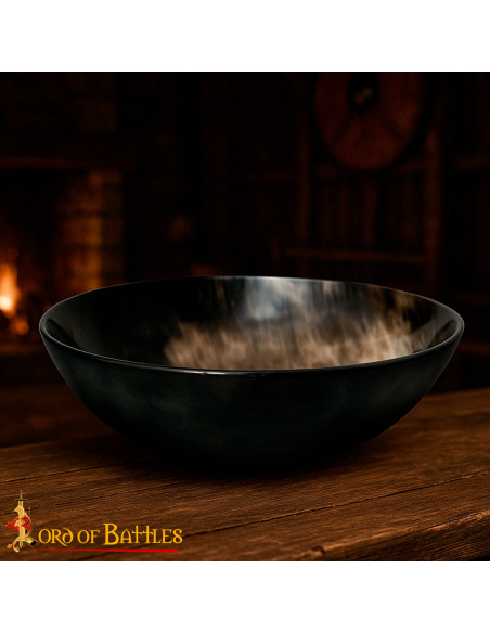 Handgefertigte Schale aus echtem Horn