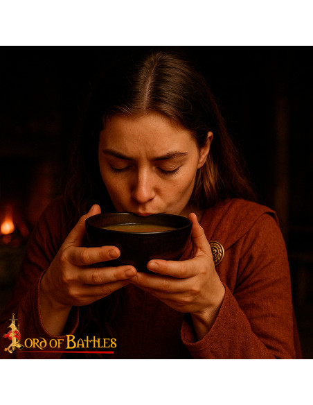 Handgefertigte Schale aus echtem Horn