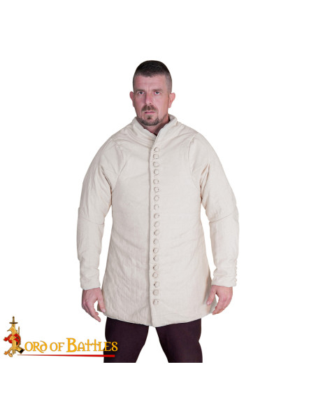 Gambesón medieval acolchado tipo 6... Gambesón medieval acolchado tipo 6...