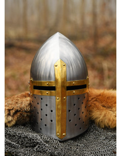 Mittelalterlicher Zuckerhut-Helm