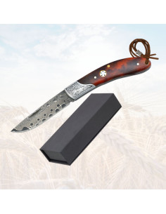 Albainox veldmes, damastblad (16,80 cm.)