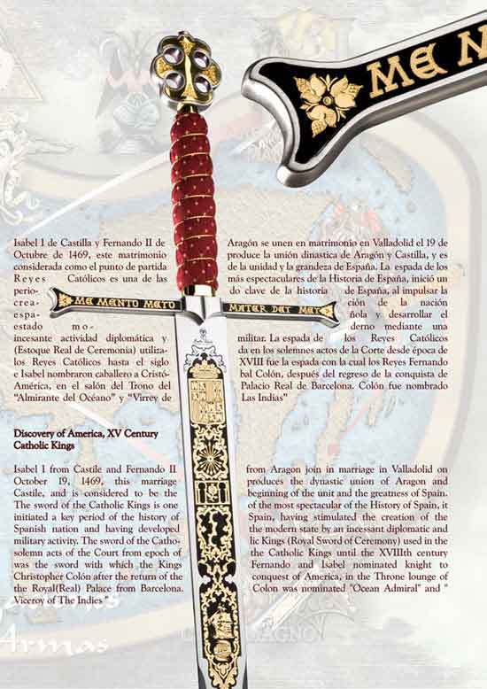 Reyes catolicos2 - Espada Reyes Católicos