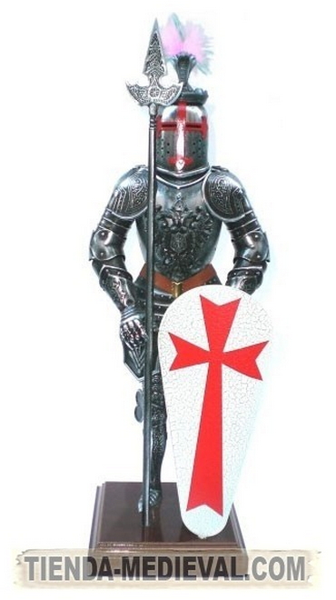 Armadura Templaria miniatura 42 cm - Decora diferente con preciosas miniaturas medievales
