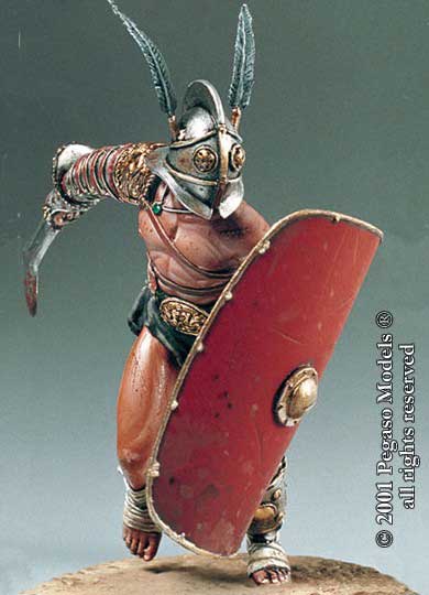 samnitas - Tipos de gladiadores y sus armas