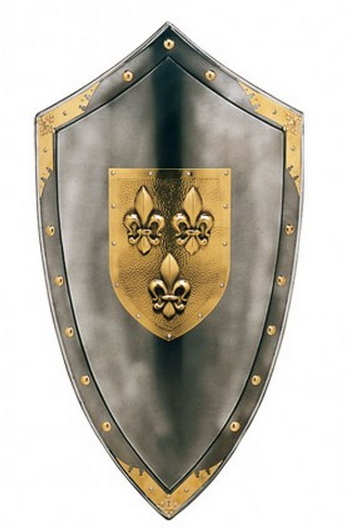 ESCUDO CON FLOR DE LIS - Escudos medievales y de todas las épocas