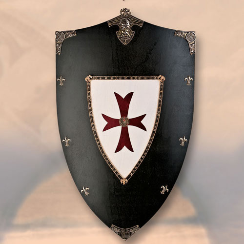 escudo templario1 - Scudi medievali