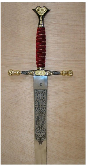 Espada Mandoble de Carlos I de España y V de Alemania - Las Espadas más famosas de la Historia