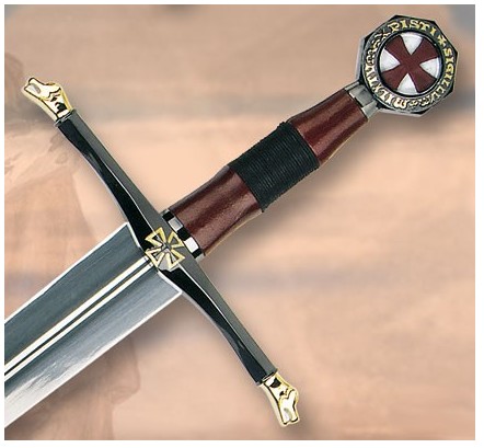 Espada de Los Caballeros del Cielo - Maza de armas medieval