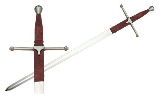 Espada de William Wallace - William Wallace y su espada mandoble
