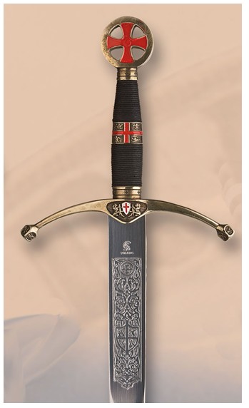 Espada de los Caballeros Cruzados - Espadas Templarias