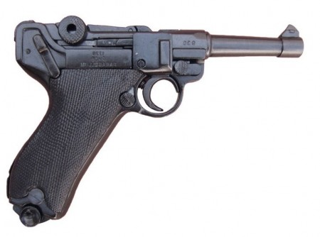 Pistola Luger 2ª Guerra Mundial 450x334 custom - Pistolas y armas de fuego del siglo XX