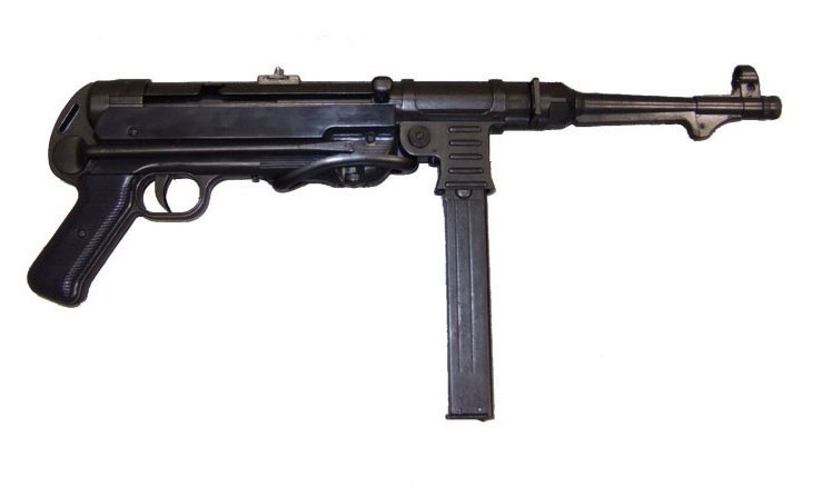 Réplica Ametralladora MP40 cal. 9mm Alemania 1940 - Réplicas antiguas de cañones y ametralladoras