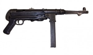Réplica Ametralladora MP40, cal. 9mm, Alemania 1940