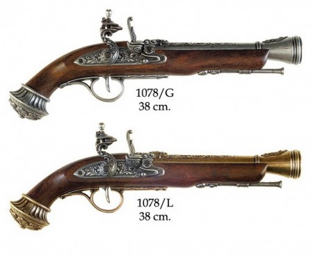 Pistola de percusión siglo XVIII 450x371 - Revólveres y pistolas Denix