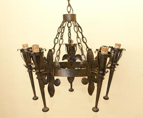 forja medieval 3 - Nuevos modelos de forja medieval en lámparas, apliques y antorchas