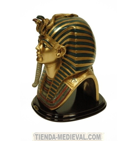 Figura máscara egipcia Tutankhamón - Preciosas figuras egipcias para decorar