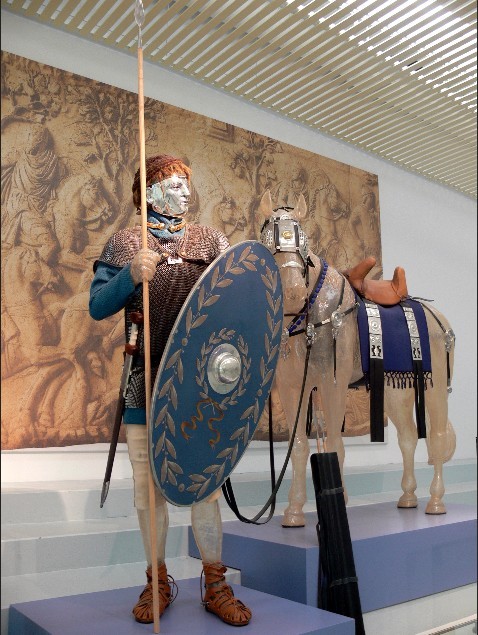Escudo Romano utilizado por la caballería.