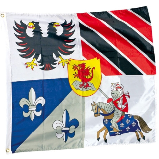 Bandera caballero medieval - Banderas de temáticas medieval, romana, vikinga, pirata...