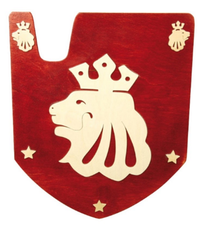 Escudos medievales para niños