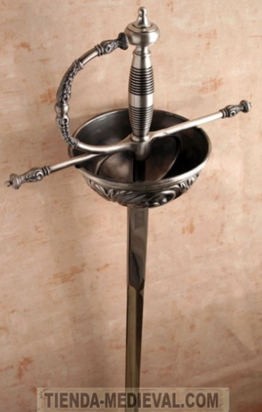 Espada de Taza española - La Espada Ropera de Taza y la Espada Ropera de Lazo