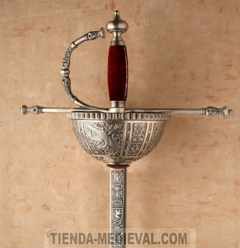 spada de Taza en plata - Different kind of Rapiers Swords
