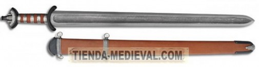 Espada sajona siglo IX 505x131 custom - Espadas Nórdicas o Vikingas