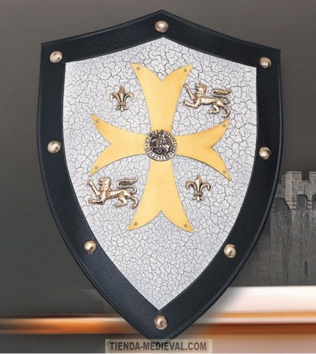 Escudo Templario 452x506 custom - Escudos Medievales