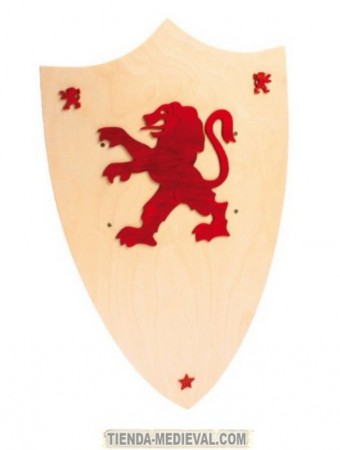 Escudo medieval para niños