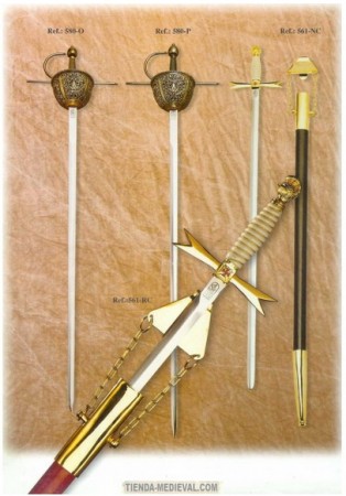 Sable masónico 314x450 - Espadas Ceremoniales