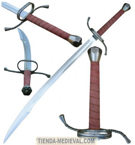 Sable Kriegmesser dos manos - Tipos de Espadas Roperas