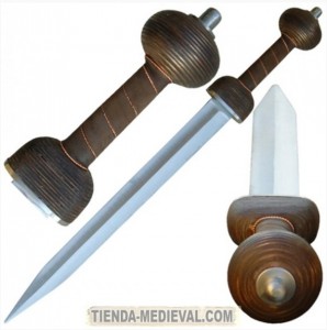 Espada Gladius funcional 298x300 - El pugio romano o daga romana