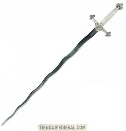 Espada flamígera hoja ondulante 494x512 custom - Espada de los Masones