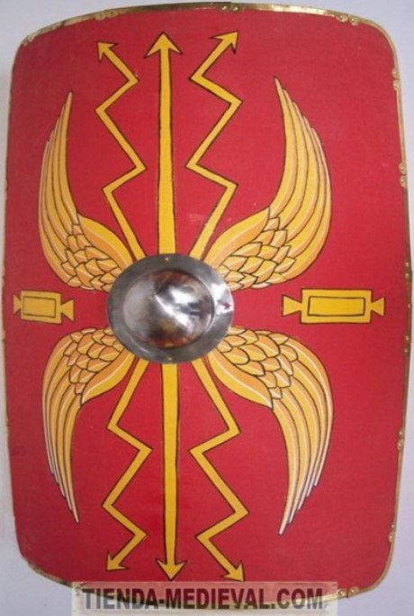 ESCUDO ROMANO FUNCIONAL - Escudos de acero para el combate